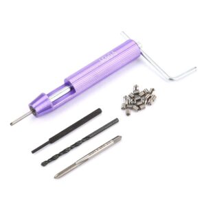 Oumefar Thread Repair Installation Kit Repair Tool Threaded Inserts Car Engine Block Restoring Damaged Repair Insert Tool for Machine Equipme