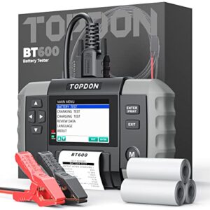 TOPDON Battery Tester BT600