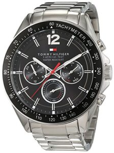 Tommy Hilfiger Analogue Multifunction Quartz Watch for Men with Silver Stainless Steel Bracelet - 1791104