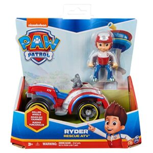 Paw Patrol Ryder’s Rescue ATV Vehicle with Collectible Figure