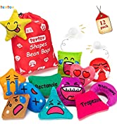 teytoy Sensory Buckle Pillow for Toddlers Soft Plush Puzzle Toys Baby Travel Toys on Plane, Educa...