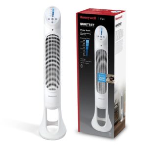 Honeywell QuietSet Whole Room Oscillating Tower Fan (5 Speed Settings