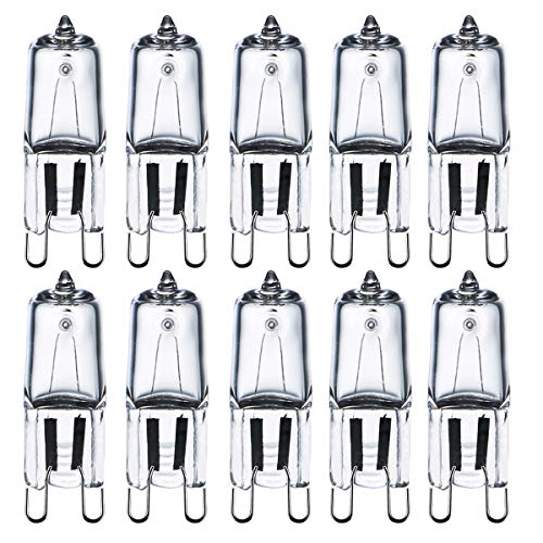 Comyan G9 Halogen Light Bulbs 230V 28W (29W) 2800K Warm White Clear G9 Capsule Bulb Dimmable