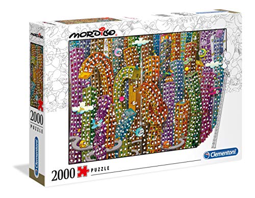 Clementoni - 32565 - Mordillo Puzzle - The Jungle - 2000 pieces - Made in Italy - Jigsaw Puzzles for Adul