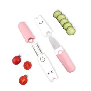 Cuysfead Pink 3 in 1 Vegetable Peeler Potato Peelers