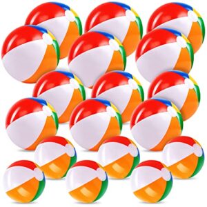 JOYIN Rainbow Beach Balls (18 Pack)