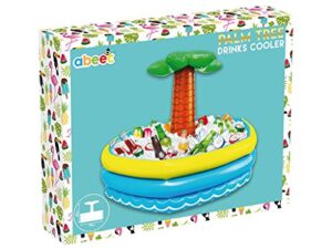 abeec Inflatable Palm Tree Drinks Cooler 60cm Tall Inflatable Palm Tree - Outdoor Drinks Cooler Pool Party Decorations Garden Drinks Coole