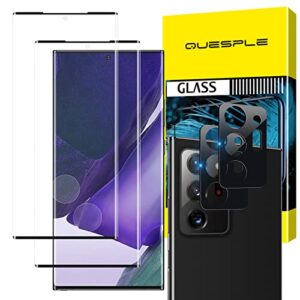 [2+2 Pack] QUESPLE Screen Protector for Samsung Galaxy Note 20 Ultra 6.9 Inch