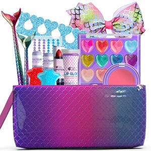 PURPLE LADYBUG Mermaid Kids Make Up Set for Girls - Children's Makeup Sets for Girls
