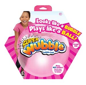 Wubble Super Bubble Ball - Pink | Looks Like a Bubble