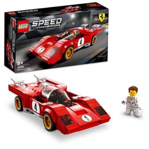 LEGO 76906 Speed Champions 1970 Ferrari 512 M Sports Red Race Car Toy