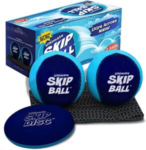 Activ Life The Ultimate Skip Ball – Water Bouncing Ball (2 Pack) Create Lasting Memories with your Friends & Family at the Beach