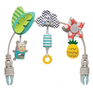 Taf Toys Tropical Orchestra Arch. Activity Pram Arch with 3 Hanging Toys. Fits Strollers and Car Seats. For Babies