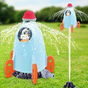 Wothfav Water Rocket | Hydro Launch Water Rocket Toys | Summer Garden Outdoor Water Spray Toys for Kids Toddler | Fun Gift for 3+Years Old Kids