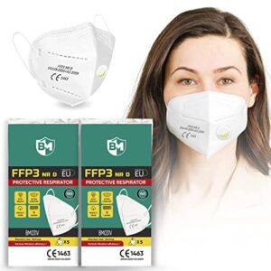 10 x FFP3 Face Mask UK | FFP3 Respirator Mask | FFP3 Face Masks | Face Covering | 5 Layer High Particle Filtration Efficiency | UK Stock | (5 Packs of 2)