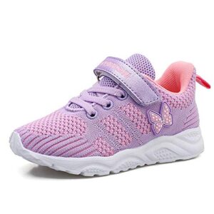 Toddler Girls Trainers Baby Girls Lightweight First Walking Shoes Little Girls Breathable Sneakers
