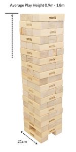jenga wooden blocks tower strategic games adults kids