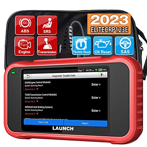 LAUNCH CRP123E obd2 code reader for 4 System (Engine ABS SRS AT) car diagnostic tool with 3 Reset service（Oil Reset