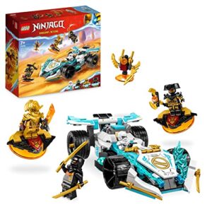 LEGO 71791 NINJAGO Zane's Dragon Power Spinjitzu Racing Car Toy for 7 Plus Year Old Kids