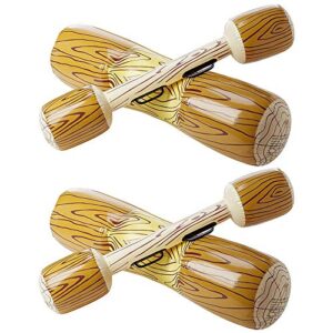 MoKo Inflatable Swimming Pool Float [2 Pack] Fun Float Canoe Ride On Pool & Beach Toy