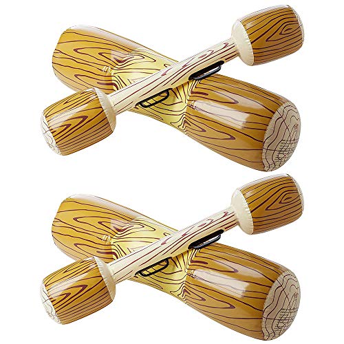 MoKo Inflatable Swimming Pool Float [2 Pack] Fun Float Canoe Ride On Pool & Beach Toy