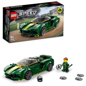 LEGO 76907 Speed Champions Lotus Evija Race Car Toy Model for Kids