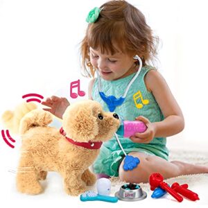 xasla Plush Electronic Interactive Dog with Walking