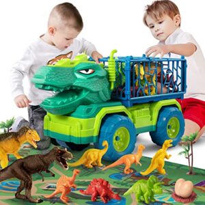 TEMI Dinosaur Truck Toy for Kids 3-5 Years Old