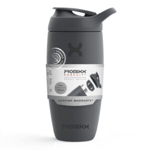 Promixx Pursuit Shaker Bottle Insulated Stainless Steel Water Bottle and Blender Cup
