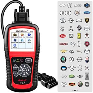 Autel AutoLink AL519 Universal OBD2 Reader Car Diagnostic Scanner Tool Vehicle Engine Fault Code Reader with Enhanced Mode 6
