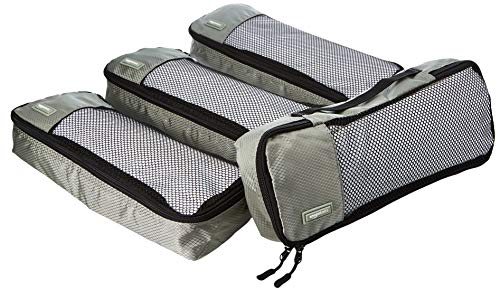 Amazon Basics Packing Cubes - Slim (4-Piece Set)