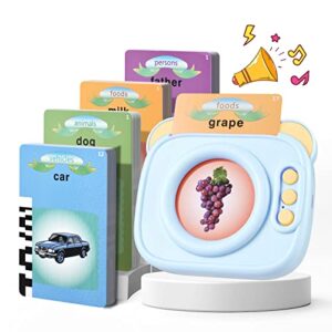 Talking Flash Cards Toddler Toys For 2 3 4 5 6 Year Old Girls Boys Gifts Learning Educational Toys Speech Therapy Toys Preschool Learning Resources Montessori Interactive Toys 224 Words For Kid Age 2+