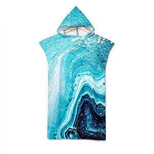 Surwin Hooded Changing Robe Adult Surf Poncho Towel