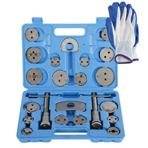 FreeTec 22pcs Heavy Duty Disc Brake Caliper Tool Set and Wind Back Kit for Brake Pad Replaceme