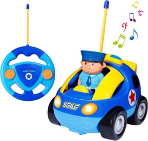 SGILE Remote Control Car for Toddlers with Sound and Light