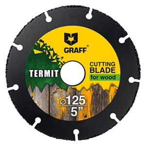 GRAFF Termit Cut Off Wheel 125mm - Angle Grinder Cutting Disc for Wood