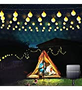 Garlocht Solar String Light Outdoor, 8m 60 LED Solar Star String Lights Waterproof,8 Modes Solar ...