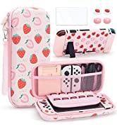 BRHE Carrying Case for Nintendo Switch Accessories Bundle for Switch Console with Dockable Hard C...