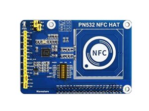 Waveshare PN532 NFC HAT for Raspberry Pi Near Field Communication Support I2C / SPI/UART Interfaces Wireless Technology Used in Access Control System Smart Tickets Meal Card