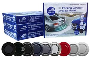 Dolphin DMS400 Micro Size Reverse Parking Sensors - Auto Express Award Winning In 9 Colours (Gloss Black)