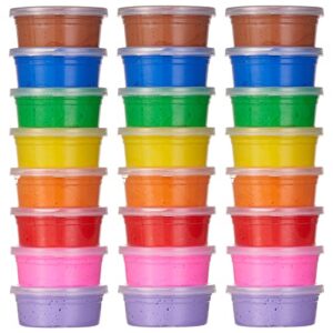 The Twiddlers - 24 Tubs Colourful Bouncing Slime Putty for Kids Party Favour Bag Fillers Fidget Toys
