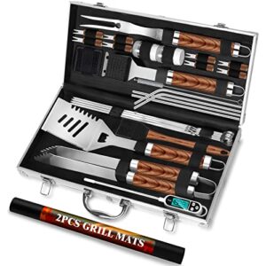 ROMANTICIST 29pcs BBQ Grill Tool Set for Men Dad