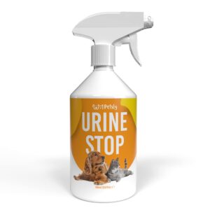 Petsly Dog & Cat Urine Repellent Spray - Dog Pee Repellent Spray: A Natural Puppy Training Spray & Pet Corrector Spray For Dogs - Dog Spray & Cat Repellent Spray to Stop Dogs Urinating