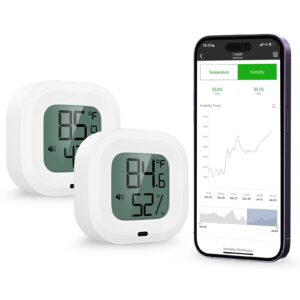 ORIA 2 Pack Wireless Thermometer Hygrometer