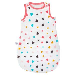 MOEMOE BABY 0.5 Tog Sleeping Bag Baby Sleeping Bag Muslin Sleeping Bag Summer Sleep Bag Toddler Sleeping Bag Sleep Sack Sleeveless Wearable Blanket for Girls Boys