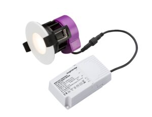 Knightsbridge Smart RGB White Fire Rated LED Wifi Downlight - Certified Works with Alexa and Google Assistant