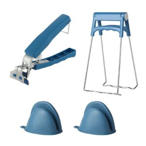 Kitchen Anti-Scalding Set Anti-scalding Bowl Clip high Temperature Resistant Non-Slip Bowl Clip Multifunction Bowl Clip Cooking Tool for Kitchen 4 Pcs