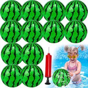 12 Pack Watermelon Beach Balls Set