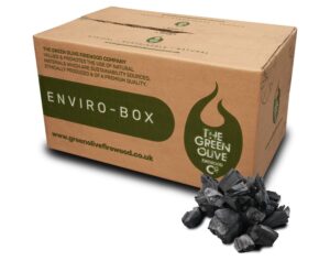 The Green Olive Firewood FCHPP8 8kg Restaurant Grade Lumpwood Charcoal