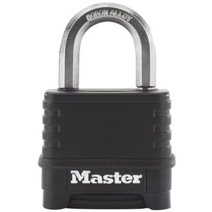 MASTER LOCK Heavy Duty Padlock [Combination] [Zinc] [Outdoor] M178EURD - Best Used for Storage Units